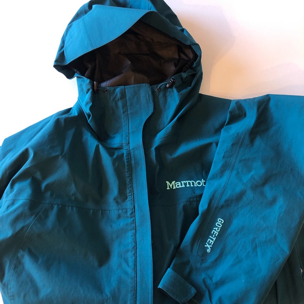 Marmot Blue GORE-TEX Rain Jacket